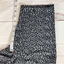 Onzie  Black Grey Leopard Pull On High Waist Activewear Biker Shorts Size XS Photo 7