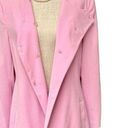 Champagne Italy Pink Jewel Encrusted Pastel Pink Church Suit Blazer, Size 12 Photo 3