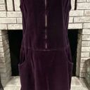 EXPRESS Vintage  purple velvet romper dress medium Photo 2