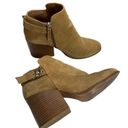 Pull & Bear  Chunky Heeled Zip-up Suede Booties Photo 7