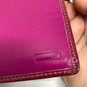 Coach  Bifold Wallet Patent Leather Dark Fuchsia Photo 3