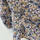 ASTR  The Label Dainty Ruched Floral Blouse Sz L Photo 6