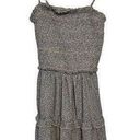 Jessica Simpson  black and beige smocked sleeveless dress NEW M Photo 0