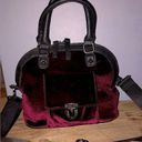 Penny Loves Kenny  velvet and leather purse NWOT Photo 2