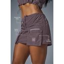 Alo Yoga Crinkle Surplus Mini Skirt Raisinette S Photo 1