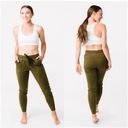 Zyia  Unwind Olive Green Drawstring Stretch Waist Joggers Athleisure Plus XXXL Photo 21