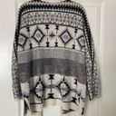 Aeropostale  Black/Whtie Oversized Cardigan Size Extra Small Photo 10