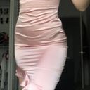 Pretty Little Thing Pink Midi Silk Dress Photo 0