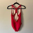 Adidas NWOT! , Red, Racer-Back (with cut-out) One-Piece Swimsuit. Size 34/36. Photo 1