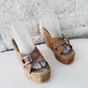 sbicca Horizon Sandals Size 6M Suede Beige Casual Wedge Sandals for Women Photo 9