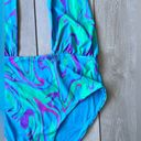 We Wore What  Swirl Chain Necklace One Piece Swimsuit XL NWOT Photo 4