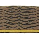 Fendi  Vintage Brown Animal Tiger Print Stripe Multicard Snap Wallet Fabric Photo 0