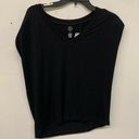 Treasure & Bond  Womens Black Shoulder Pad T-shirt Photo 1