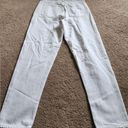 Gap  high rise mom jeans tampered leg white size 10 tall Photo 2