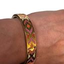 Kate Spade  New York Spice Things Up Bangle Summer  12k gold plated Pink Orange Photo 4