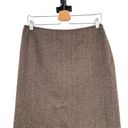 Ralph Lauren  Black Label Tweed Pencil Skirt in Brown Herringbone Size 10 Photo 2