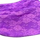 PINK - Victoria's Secret  Purple Floral Lace Bandeau Bra Size Large / L - NEW Photo 1