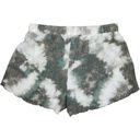 Abound Nordstrom  NEW Green Tie-Dye Waffle Knit Pull On Lounge Shorts Size Large Photo 1