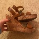 Born concept Boc Brown Cork Wedges Photo 2