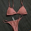 Brown triangle bikini set Size M Photo 0