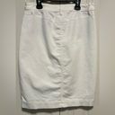 Talbots  White Jean Skirt Photo 1