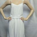 The Loft "" WHITE EYELET OVERLAY TOP CAREER CASUAL DRESS SIZE: 8 NWT $80 Photo 2