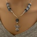 infinity Angel Glass Beads Charm Necklace Photo 3