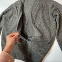 ASTR  The Label Pleated Wrap Front Sweater In Charcoal Photo 3