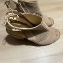 Paul Green  'Lexi' Sandal Booties Beige - Size US 5.5 Boots Open Toe Block Heel Photo 9