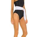 Beach Riot  Carlie One Piece in Black & White XSmall New Womens Swimsuit Photo 2