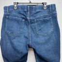 Riders By Lee Lee Riders High Rise Dark Wash Capri Jeans Size 18W Stretch Photo 4