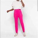 Sundry NWT  High Waisted Cuff Joggers Pink Large Photo 7