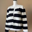 Elle  | Striped Open Cardigan Sweater Sz M Photo 1