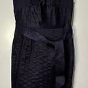 Betsey Johnson  Vintage Silk Blend Deep Purple Pleated Wrap Tie Dress Size 8 EUC Photo 0