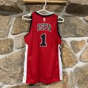 Y2K Early 2000s Red/Black/White ESPN Jersey Tank #1 Red Photo 4