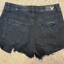 American Eagle Black Denim Shorts Photo 1