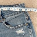 American Eagle  Womens Mom Straight Jeans Distressed Light Wash Blue Size 2 Reg Photo 9