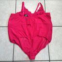 Torrid NWT  Lace Piece Bodysuit Beet Root Pink Mesh Underwire Lingerie Size 5X Photo 4