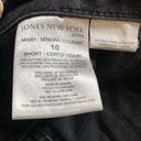 Jones New York  Black Jeans Lexington Straight Embellished Size 10 Photo 5