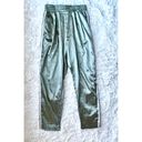 Pretty Little Thing Sage Green Shannon Satin Cropped Joggers Photo 2