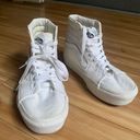 Vans Platform White Hightops Photo 5