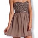 Parker Strapless  sequin dress Photo 1