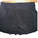 Lululemon Run: Pace Setter Black Skort, Size 6 Photo 8