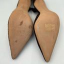 Manolo Blahnik  Sz 38 1/2Snakeskin Brown Pointed Stiletto Slingback Heel Pumps Photo 8