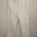 Good American  Good Legs Straight White Jeans Raw Hem Ankle size 18 Plus Photo 1