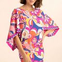 Trina Turk  Sevilla multi colorful print swim tunic coverup dress S Photo 2