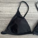 Good American NWT  Perfect Fit Triangle Bikini Top Black Padded Size 5 / 2XL Photo 6