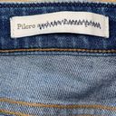 Pilcro and the Letterpress  Womens Distressed Slim Straight Jeans Blue Size 27 Photo 4