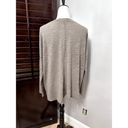 Cherish  Womens Pullover Sweater Brown Marled Long Sleeve V Neck Boxy Knit S Photo 3