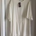 Boohoo White Ivory Mini Dress NWT Plus Size 20 Photo 0